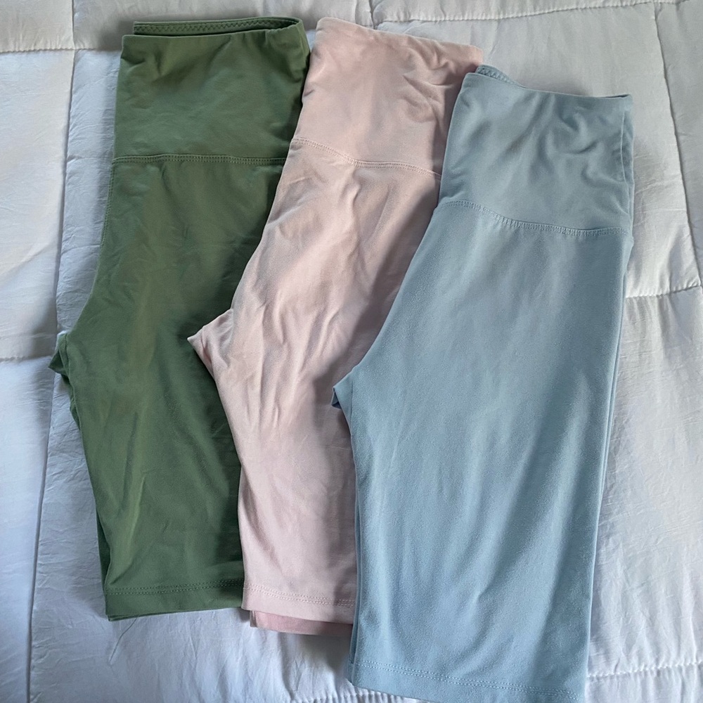 3 pair of suzette bike shorts